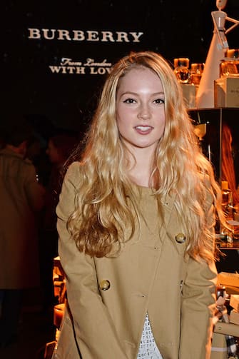 LONDON, ENGLAND - NOVEMBER 03:  Hannah Dodd attends the launch of the Burberry festive campaign at 121 Regent Street on November 3, 2014 in London, England.  (Photo by David M. Benett/Getty Images for Burberry)