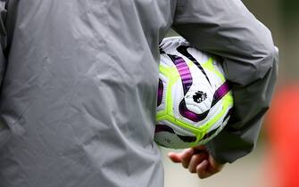 SOUTHAMPTON, ENGLAND - JULY 08: Premier League match ball during a Southampton FC pre-season training session, at the Staplewood Campus on July 08, 2024 in Southampton, England. (Photo by Matt Watson/Southampton FC via Getty Images)