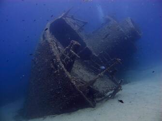 Immergersi nel relitto di una nave naufragata