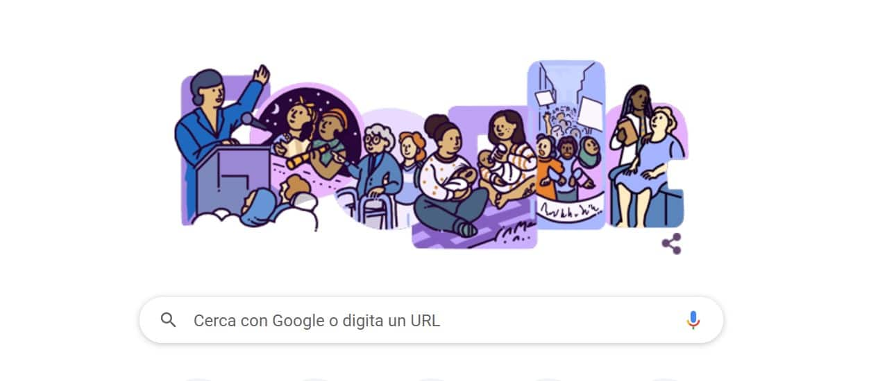 Il doodle dell'8 marzo