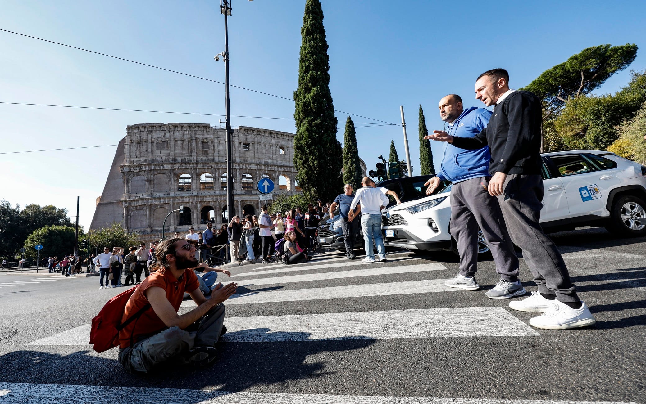 Manifestazione Ultima Generazione Colosseo