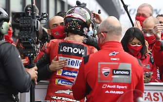 MISANO WORLD CIRCUIT MARCO SIMONCELLI, SAN MARINO - OCTOBER 23: Francesco Bagnaia, Ducati Team during the Emilia Romagna GP at Misano World Circuit Marco Simoncelli on Saturday October 23, 2021 in Misano Adriatico, San Marino. (Photo by Gold and Goose / LAT Images)