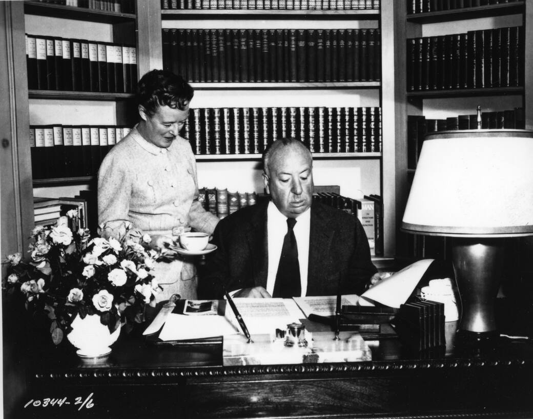 HITCHCOCK-PHOTO_Alma_Hitchcock_and_Alfred_at_the_studio_officeCBISON-ARCHIVES.jpg
