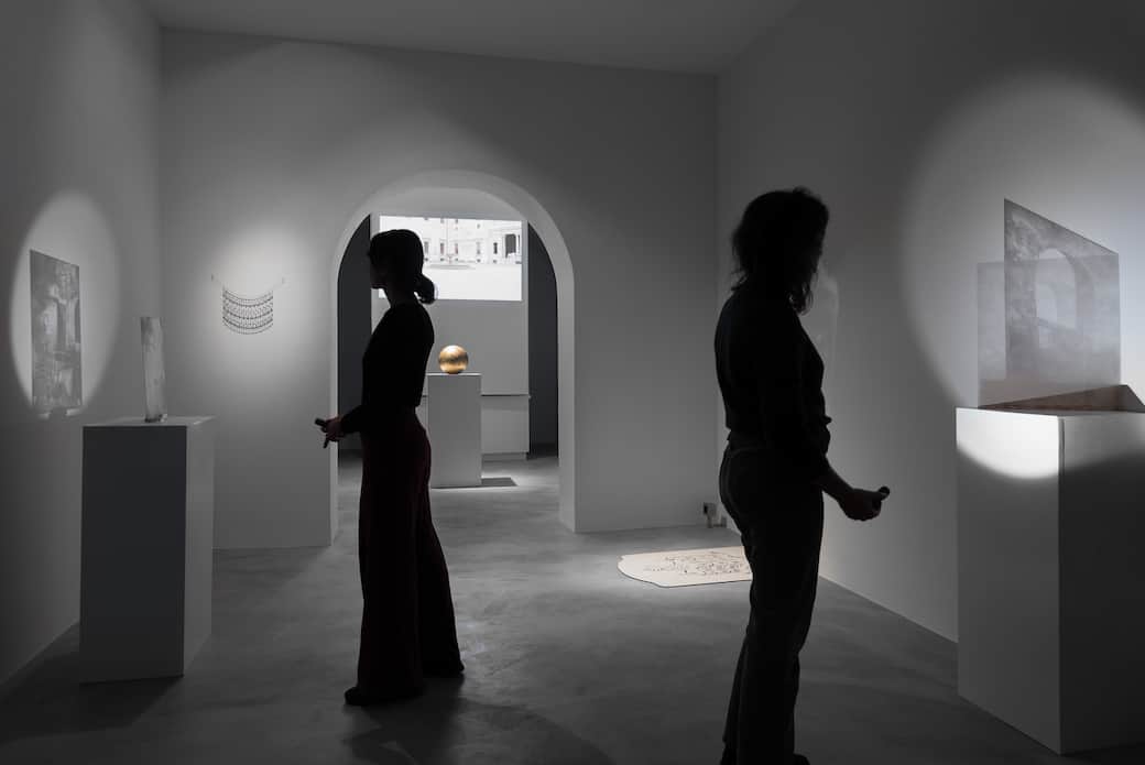 Installation view, mostra Preziosa, bocal, Roma. Courtesy Pii Stabilimenti della Francia a Roma. Ph Eleonora Cerri Pecorella