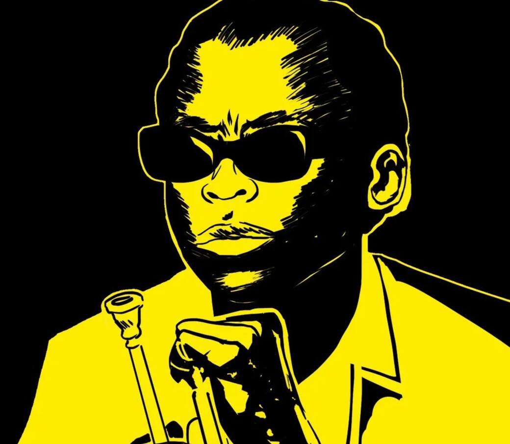 Un dettaglio della copertina di “The sound of Miles Davis”