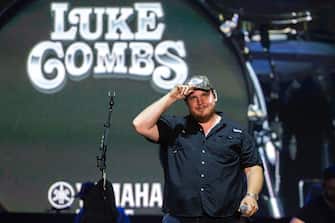 Luke Combs performs during the 2022 BottleRock Napa Valley at Napa Valley Expo on May 29, 2022 in Napa, California. Photo: Chris Tuite/imageSPACE/Sipa USA