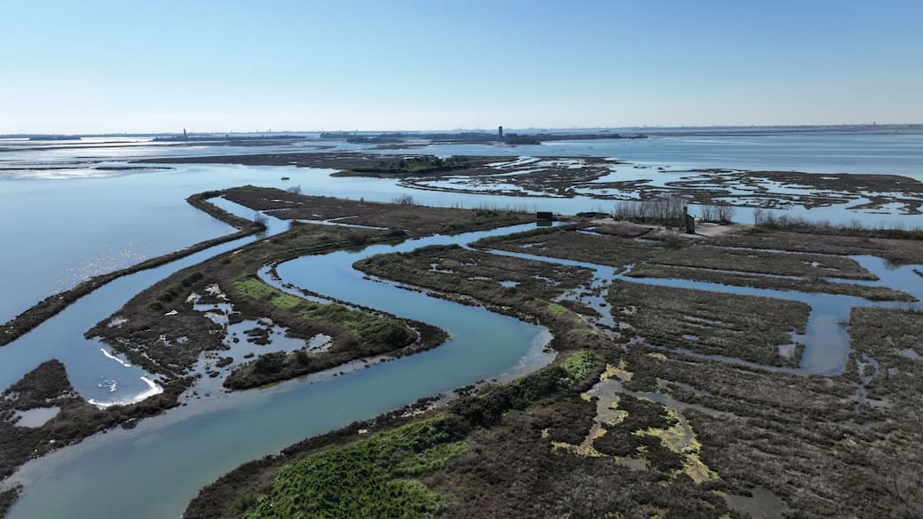 Laguna di Venezia, drone. Ph. Leonardo Mizar Vianello
