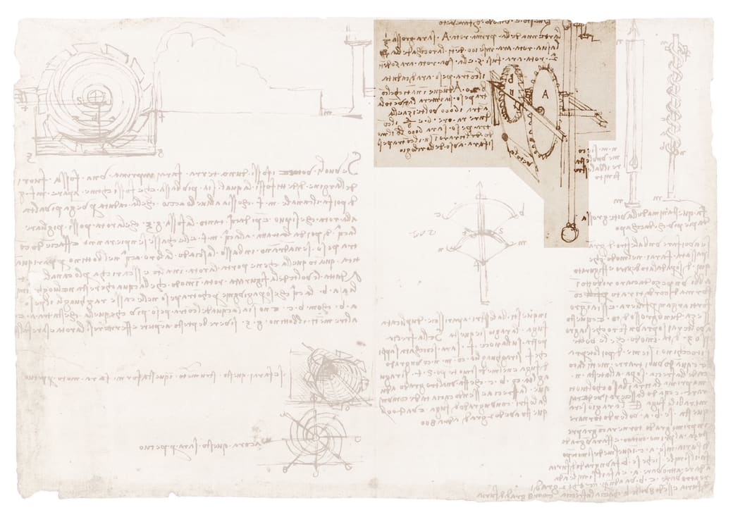 Codice Atlantico 754r. Credit Ufficio Stampa Museo Leonardo3