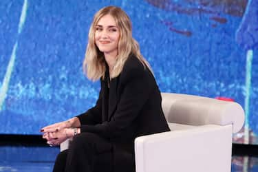 MILAN, ITALY - MARCH 03: Chiara Ferragni attends the "Che Tempo Che Fa" TV show on March 03, 2024 in Milan, Italy. (Photo by Stefania D'Alessandro/Getty Images)