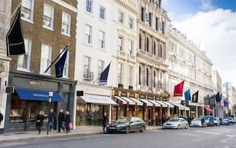 New Bond Street shops, London, UK