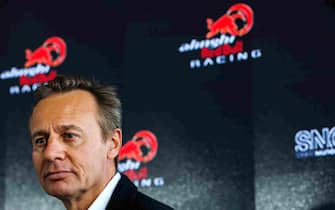 GENEVA, SWITZERLAND - DECEMBER 14: Ernesto Bertarelli of Alinghi Red Bull Racing seen during the press conference announcing the entry to 37th Americas Cup on December 14, 2021 in Geneva, Switzerland. (Photo by Samo Vidic/Getty Images)