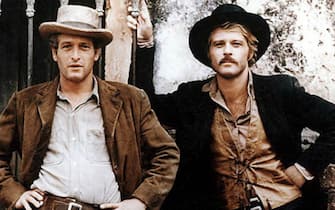 Paul Newman in una scena di Butch Cassidy