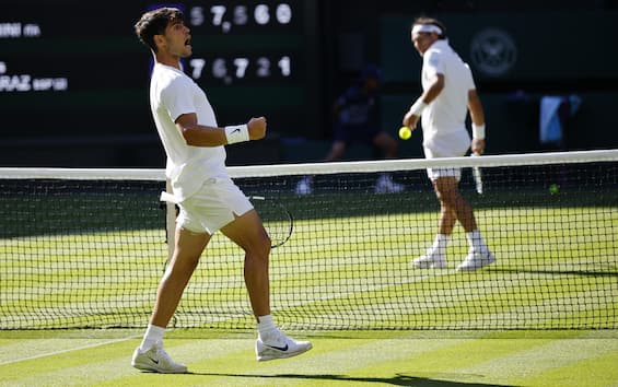 Alcaraz-Fognini LIVE: Carlos avanti un set a zero