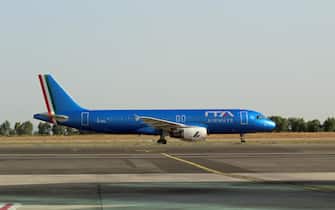 Aerei: dal 3 dicembre Ita Airways vola da Roma verso l'India. Fiumcino, 06 settembre 2022. ANSa/Telenews