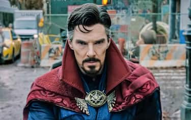USA. Benedict Cumberbatch in the (C)Walt Disney Studios new film : Doctor Strange in the Multiverse of Madness (2022). 
Plot: Dr. Stephen Strange casts a forbidden spell that opens the door to the multiverse, including an alternate version of himself, whose threat to humanity is too great for the combined forces of Strange, Wong, and Wanda Maximoff .
Ref: LMK110-J8070-260422
Supplied by LMKMEDIA. Editorial Only.
Landmark Media is not the copyright owner of these Film or TV stills but provides a service only for recognised Media outlets. pictures@lmkmedia.com