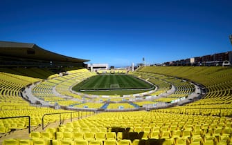 LAS PALMAS, SPAIN - JANUARY 27: A general view inside the stadium prior to the LaLiga EA Sports match between UD Las Palmas and Real Madrid CF at Estadio Gran Canaria on January 27, 2024 in Las Palmas, Spain. (Photo by Angel Martinez/Getty Images)