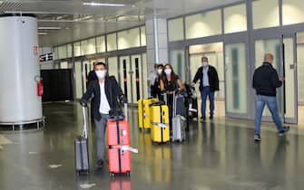 Passeggeri all'aeroporto di Fiumicino