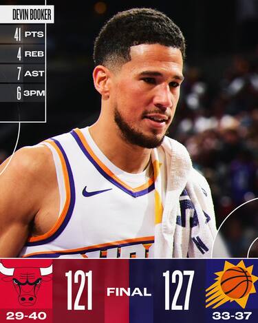 PHOENIX SUNS-CHICAGO BULLS 127-121