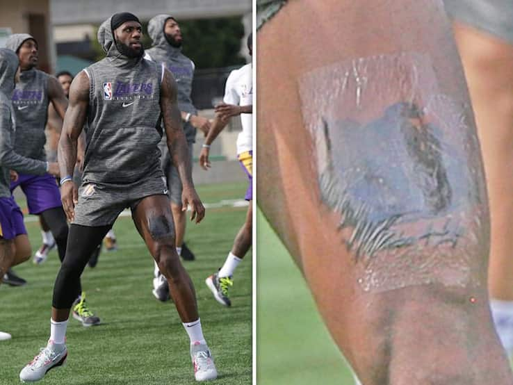 LeBron James tatuaggio Kobe Bryant