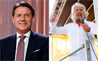 giuseppe conte e beppe grillo