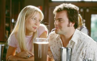 397042 03:  Actor Jack Black (R), as Hal, and Gwyneth Paltrow, as Rosemary, appear in a film still from the movie "Shallow Hal."  (Photo Courtesy of 20th Century Fox/Getty Images)