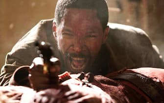 Jamie Foxx in una scena di Django Unchained