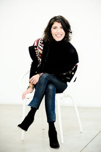 "The singer Giorgia (Giorgia Todrani) posing for a photo shooting. Italy, 2008  (Photo by Francesco Prandoni\Archivio Francesco Prandoni\Mondadori via Getty Images)"