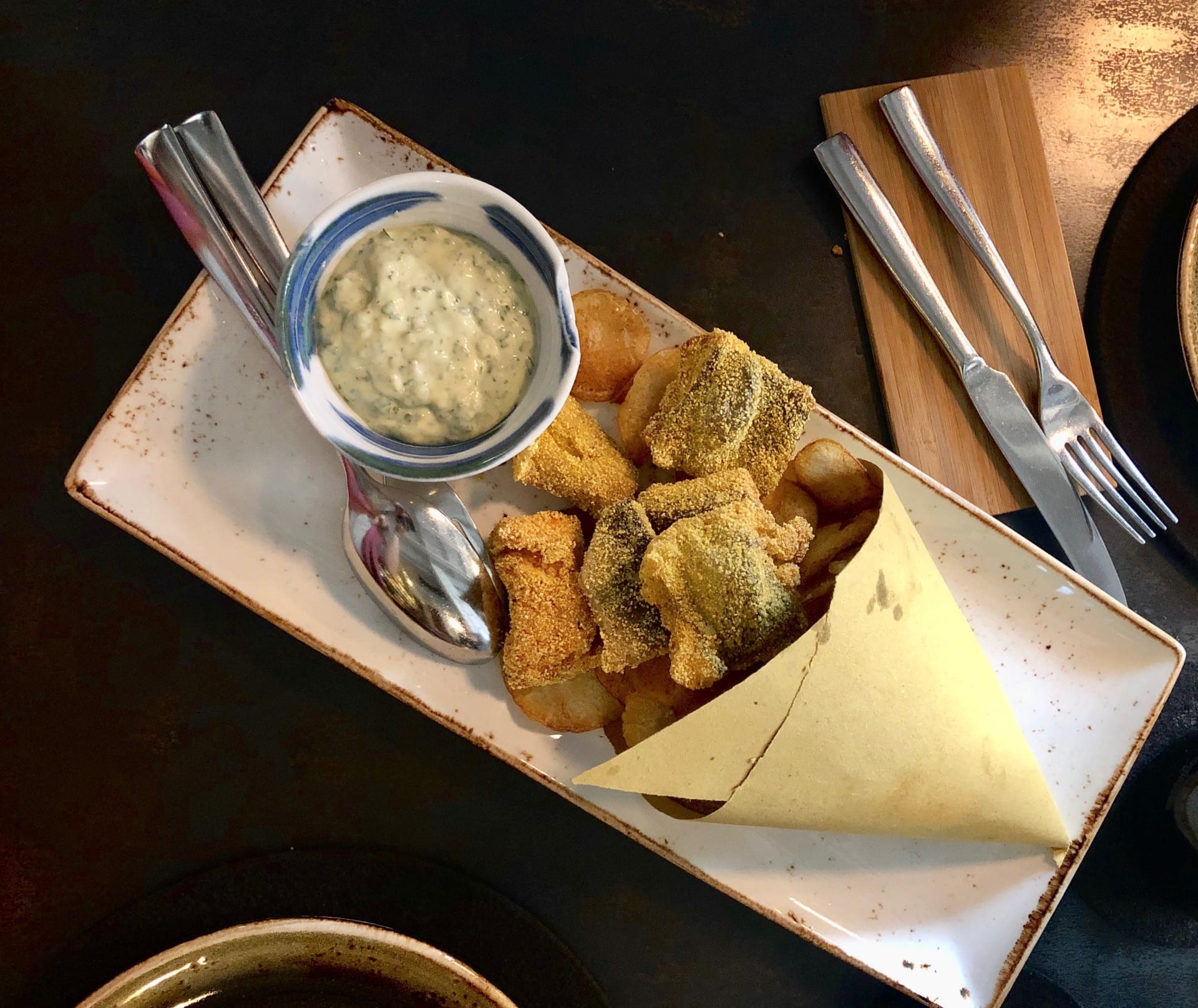 Fish & Chips di acqua dolce (Ratanà)