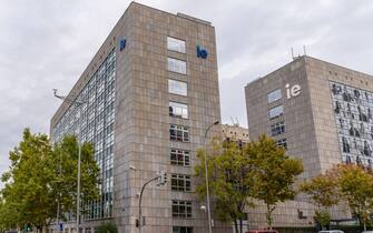 Madrid, Spain - October 16, 2021: IE Business School, International Business School