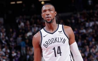 SACRAMENTO, CA - DECEMBER 11: Harry Giles III #14 of the Brooklyn Nets looks on during the game against the Sacramento Kings on December 11, 2023 at Golden 1 Center in Sacramento, California. NOTE TO USER: User expressly acknowledges and agrees that, by downloading and or using this photograph, User is consenting to the terms and conditions of the Getty Images Agreement. Mandatory Copyright Notice: Copyright 2023 NBAE (Photo by Rocky Widner/NBAE via Getty Images)