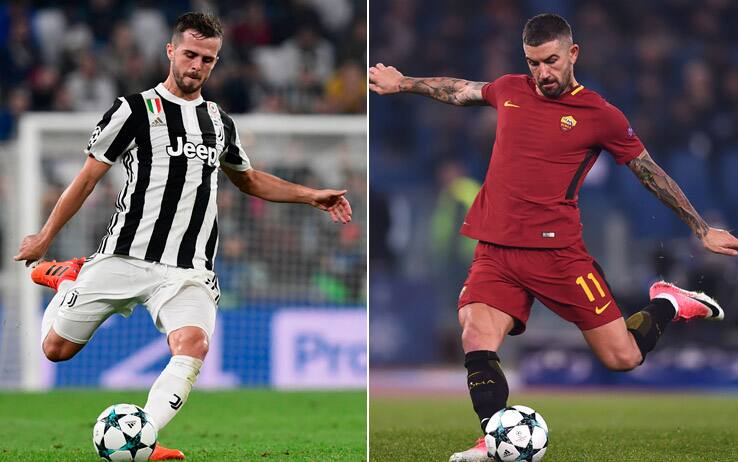 Juventus Roma Pjanic contro Kolarov sfida all ultima punizione Sky Sport