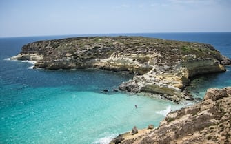 "Rabbits island" in the Lampedusa island (Sicily).