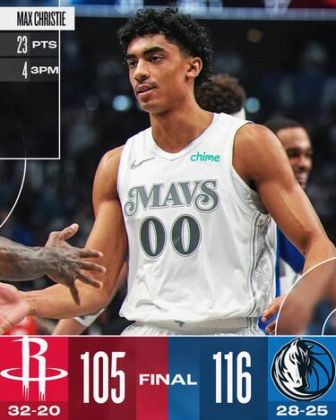 DALLAS MAVERICKS-HOUSTON ROCKETS 116-105