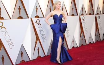 March 4, 2018; Hollywood, CA, USA; Nicole Kidman arrives at the 90th Academy Awards at Dolby Theatre. Mandatory Credit: Dan MacMedan-USA TODAY NETWORK/Sipa USA
