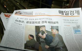 XXX on December 13, 2013 in Seoul, South Korea. The North Korean state media reported North Korea has executed Jang Song Thaek, Kim Jong Un's uncle on December 13, 2013.