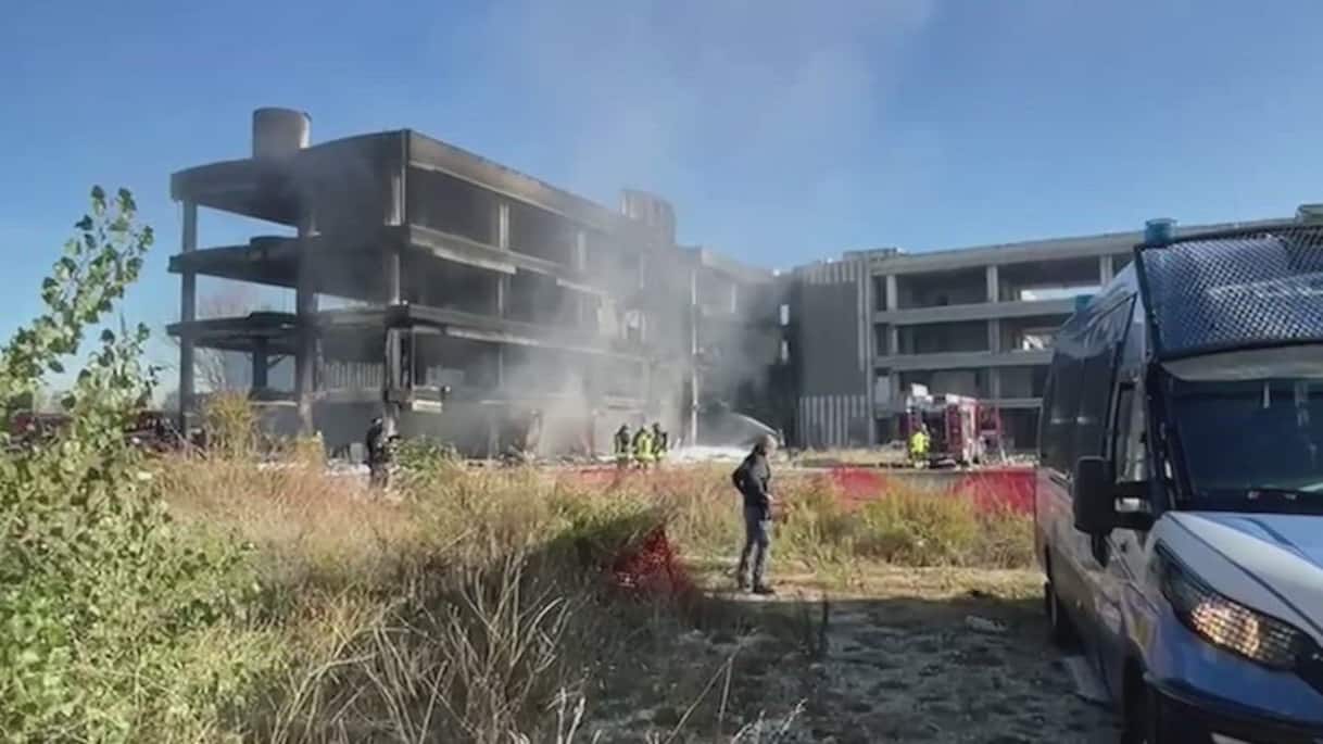 Incendio a Tor Cervara a Roma: intervento vigili del fuoco