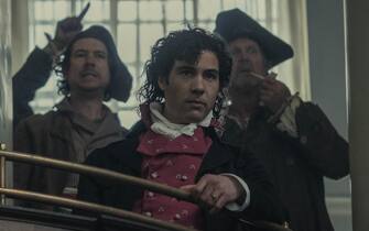 Tahar Rahim stars as Paul Barras in Apple Original Films NAPOLEON, released theatrically by Columbia Pictures.