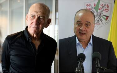 ehud olmert e nasser al Qudwa 