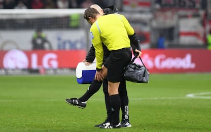 L'arbitro Brych, prima il record poi l'infortunio