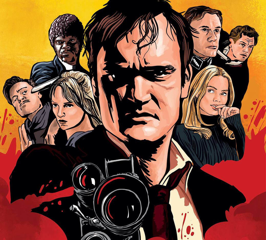 Un dettaglio della copertina di “Quentin Tarantino. The graphic novel”
