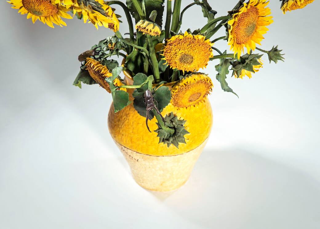 Per Van Gogh, 2020, ceramica policroma, cm. h. 76 x 66 x 46. Courtesy dell’artista. Photo credit: Nazario Spadoni