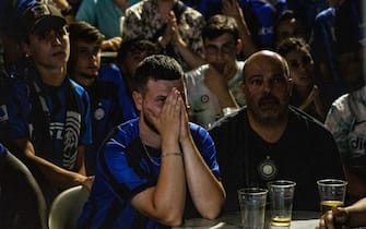 Tifosi dell'Inter delusi