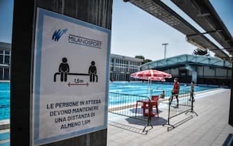 Una piscina a Milano