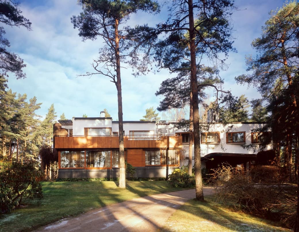 Villa Mairea, 1938–39. Main façade. Photo Maija Holma © Alvar Aalto Foundation