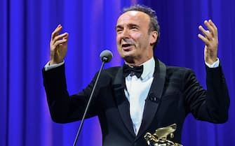 Roberto Benigni a Venezia per il Leone d'Oro alla carriera