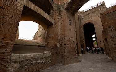 L inaugurazione dell apertura della Domus Tiberiana all interno del parco archeologico del Colosseo. Roma 20 settembre 2023
ANSA/MASSIMO PERCOSSI