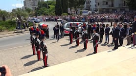 Carabiniere ucciso, funerali solenni a Ostuni con Mattarella
