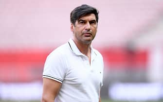 Paulo FONSECA (Entraineur Lille LOSC) during the Ligue 1 Uber Eats match between OGC Nice and LOSC Lille on August 11, 2023 in Nice, France. (Photo by Philippe Lecoeur/FEP/Icon Sport/Sipa USA)