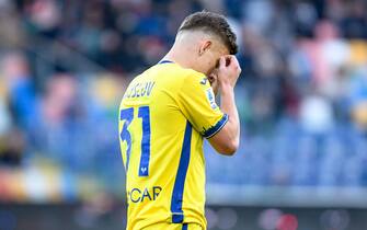 Disappointment of Verona's Tomas Suslov during the italian soccer Serie A match between Udinese Calcio vs Hellas Verona FC on december 03, 2023 at the Bluenergy stadium in Udine, Italy
ANSA/ ETTORE GRIFFONI
