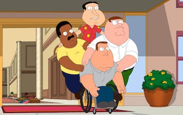 FAMILY GUY: Peter and the gang's search for the source of all dirty jokes leads them to Virginia where they reunite with Cleveland (guest voice Mike Henry) in the "The Splendid Source" episode of FAMILY GUY airing Sunday, May 16 (9:00-9:30 PM ET/PT) on FOX.  FAMILY GUY ™ and © 2005 TTCFFC ALL RIGHTS RESERVED.